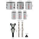 BOSCH Set de carote PRO Multi Material cu ax de prindere Q-Lock, 10 bucăți