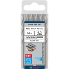 BOSCH Set 10 burghie metal HSS-G