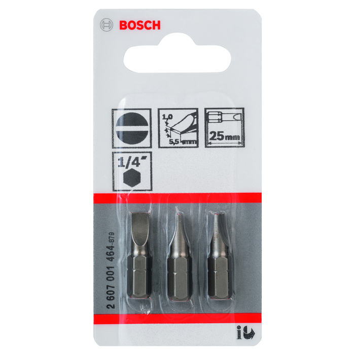 BOSCH Set 3 biți, Extra Hard