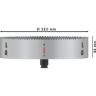 BOSCH Carotă PRO Multi Material PC Plus, 210 mm
