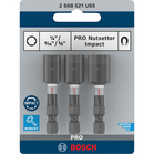 BOSCH Set 3 chei tubulare PRO Impact 1/4