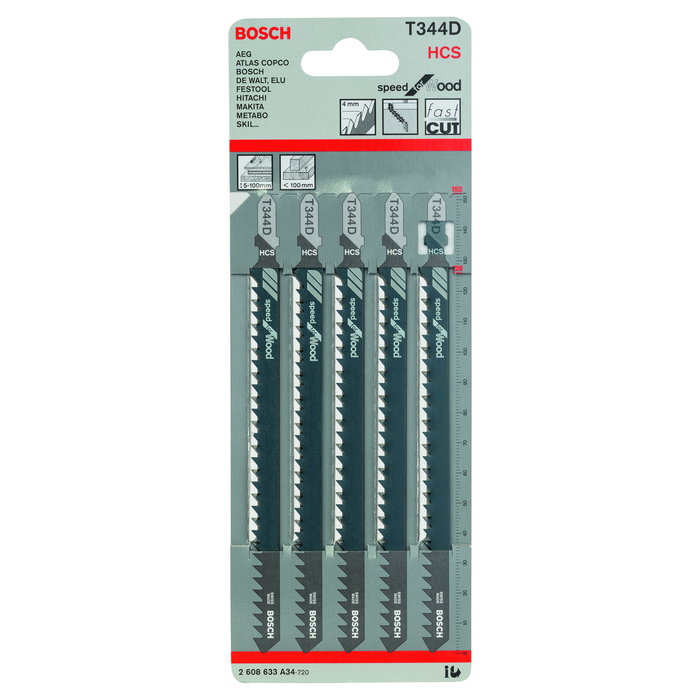 BOSCH Szúrófűrészlap T 344 D