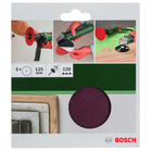 BOSCH Set hartii abrazive Ø 125 mm, R120, (5)