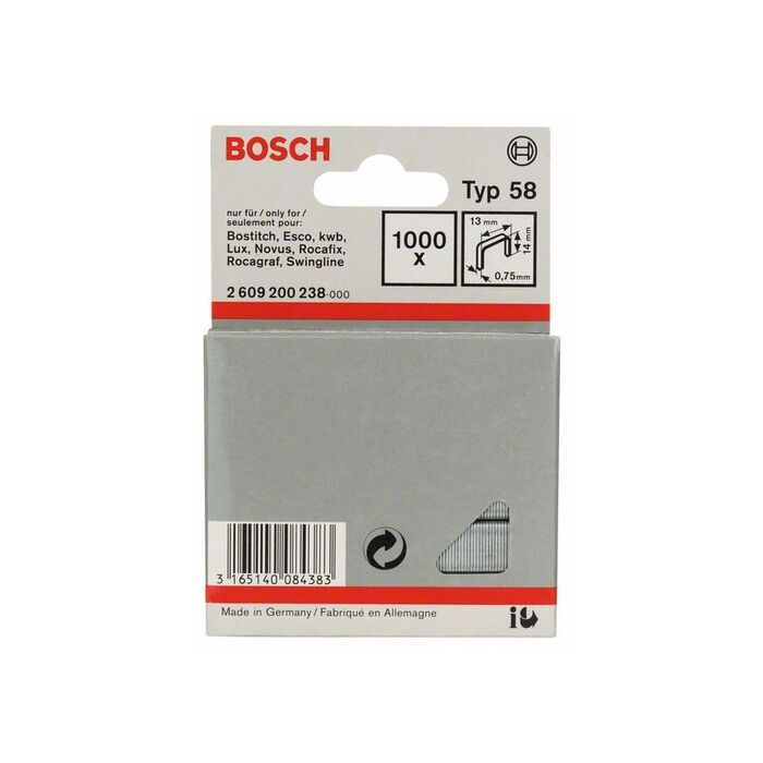 BOSCH Capse din sârmă fină tip 58