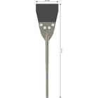 BOSCH PRO SDS plus Floor Scraper, 152 x 635 mm