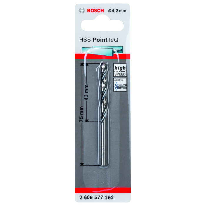BOSCH Burghiu spiral HSS PointTeQ de 4,2 mm