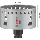 BOSCH Carotă PRO Tile PC Plus, 76 mm, HS