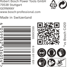 BOSCH FOAIE ABRAZIVA C470,115x107mm,P60