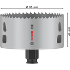 BOSCH Carotă PRO Multi Material PC Plus, 95 mm