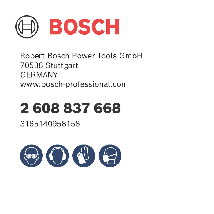 BOSCH Pânză de ferăstrău circular Standard for Wood pentru circulare cu acu