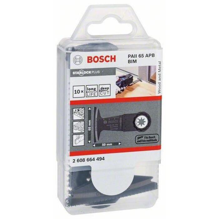 BOSCH Set 10 panze Wood and Metal 65x50 mm STARLOCK PLUS