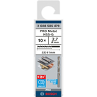 BOSCH Burghiu pentru metal, tip HSS-G, DIN 338