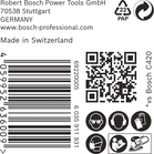 BOSCH FOAIE ABRAZIVA C470,102x62/93mmP180