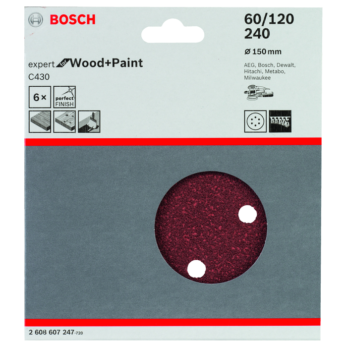 BOSCH Foi abrazive C430