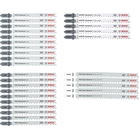BOSCH Set 30 pânze pentru ferăstrău vertical, PRO Wood and Metal Kitchen Builder