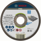 BOSCH Set 25 discuri de tăieri drepte, Expert for Inox