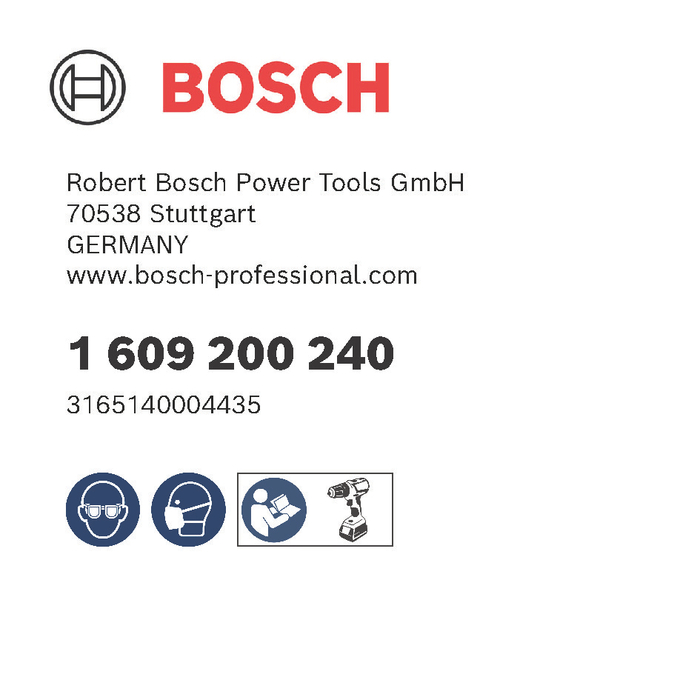 BOSCH Disc-suport
