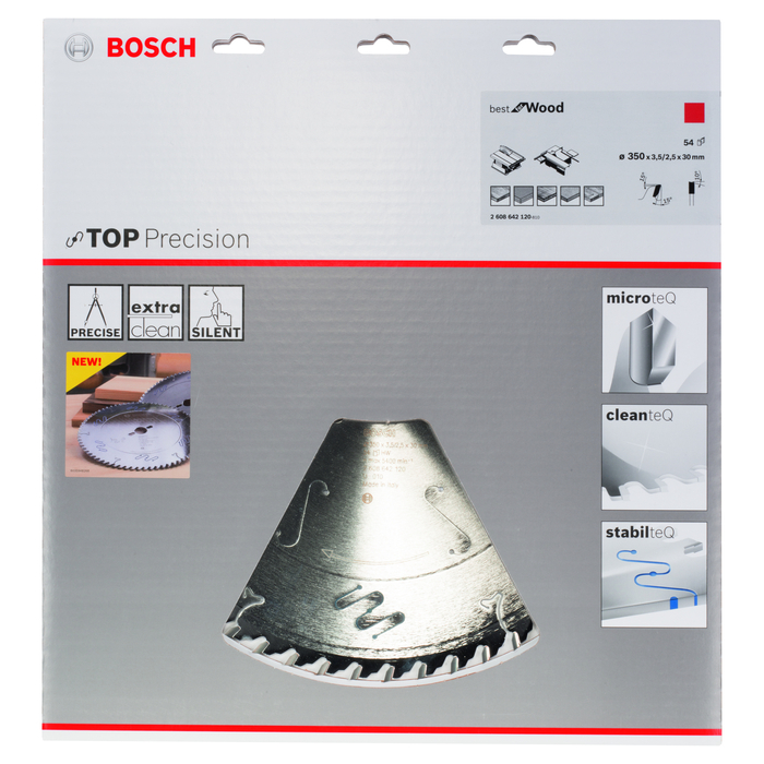 BOSCH Pânză de ferăstrău circular Top Precision Best for Wood