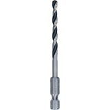 BOSCH Burghiu HSS spiralat, 4 x 43 x 83 mm, HEX 1/4"