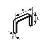 BOSCH Capse din sârmă fină tip 53