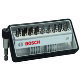 BOSCH Casetă 18+1 piese - Robust Line S, Extra Hard