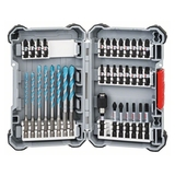 BOSCH Casetă 35 piese Impact Control mixt cu burghie multiconstruction