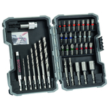 BOSCH Casetă 35 piese - mixt cu burghie de lemn, Extra Hard