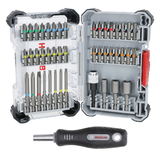 BOSCH Casetă 44 piese - mixt cu chei tubulare + șurubelniță, Extra Hard