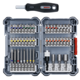 BOSCH Caseta 45 piese Extra Hard mixt cu chei tubulare