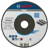 BOSCH Disc de degroșare din material compozit PRO Metal, 150 x 6 x 22,23 mm