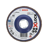 BOSCH Disc de șlefuire evantai, drept, Best for Metal cu X-LOCK
