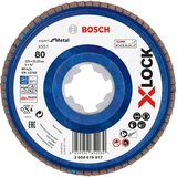 BOSCH Disc de șlefuire evantai X-LOCK X551, Expert for Metal