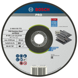 BOSCH Disc de tăiere din material compozit PRO Stainless Steel and Metal, 180 x 1,6 x 22,23 mm, cu degajare