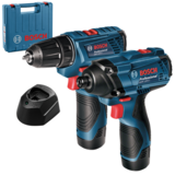 BOSCH Kit 2 scule 12 V