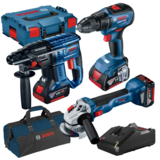 BOSCH Kit 3 scule 18V