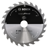 BOSCH Pânză de ferăstrău circular Standard for Wood pentru circulare cu acu