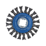 BOSCH Perie sârmă disc împletită cu X-LOCK, Heavy for Metal