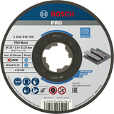 BOSCH PRO Metal Bonded Cutting Disc, 115 x 2.5 x 22.23 mm, X-Lock, Straight