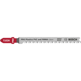 BOSCH PRO Plastics PVC clean and PMMA T102H Lamă de ferăstrău, 100 mm, 2 buc.