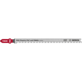 BOSCH PRO Plastics PVC clean and PMMA T302H Lamă de ferăstrău, 132 mm, 5 buc.