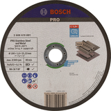 BOSCH PRO Stainless Steel and Metal Cutting Disc, 180 x 1.6 x 22.23 mm