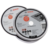 BOSCH Set 10 discuri de tăieri drepte, Standard for Inox, în cutie metalică