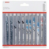 BOSCH Set 10 panze mixte lemn/metal/PVC