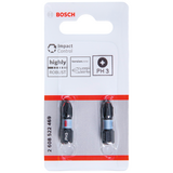 BOSCH Set 2 biți Impact Control 25 mm, PH3