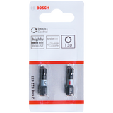 BOSCH Set 2 biți Impact Control 25 mm, T30