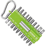 BOSCH Set 21 biti cu carabina in suport verde