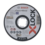 BOSCH Set 25 discuri de tăiere, Expert for Inox + Metal cu X-LOCK