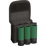 BOSCH Set 3 chei tubulare PRO Impact 1/2", cu capace PET, foarte adânci BOSCH Set 3 chei tubulare PRO Impact 1/2", cu capace PET, foarte adânci