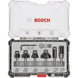 BOSCH Set 6 freze HM tija 6 mm