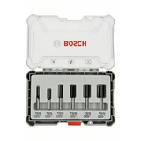 BOSCH Set 6 freze HM tija 6 mm BOSCH Set 6 freze HM tija 6 mm